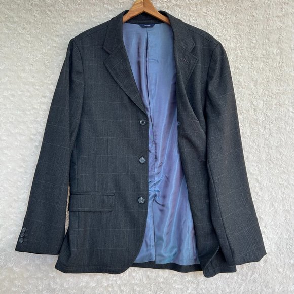 Gap Men's 3 Button Sports Coat Blue Size 38S - Picture 4 of 8